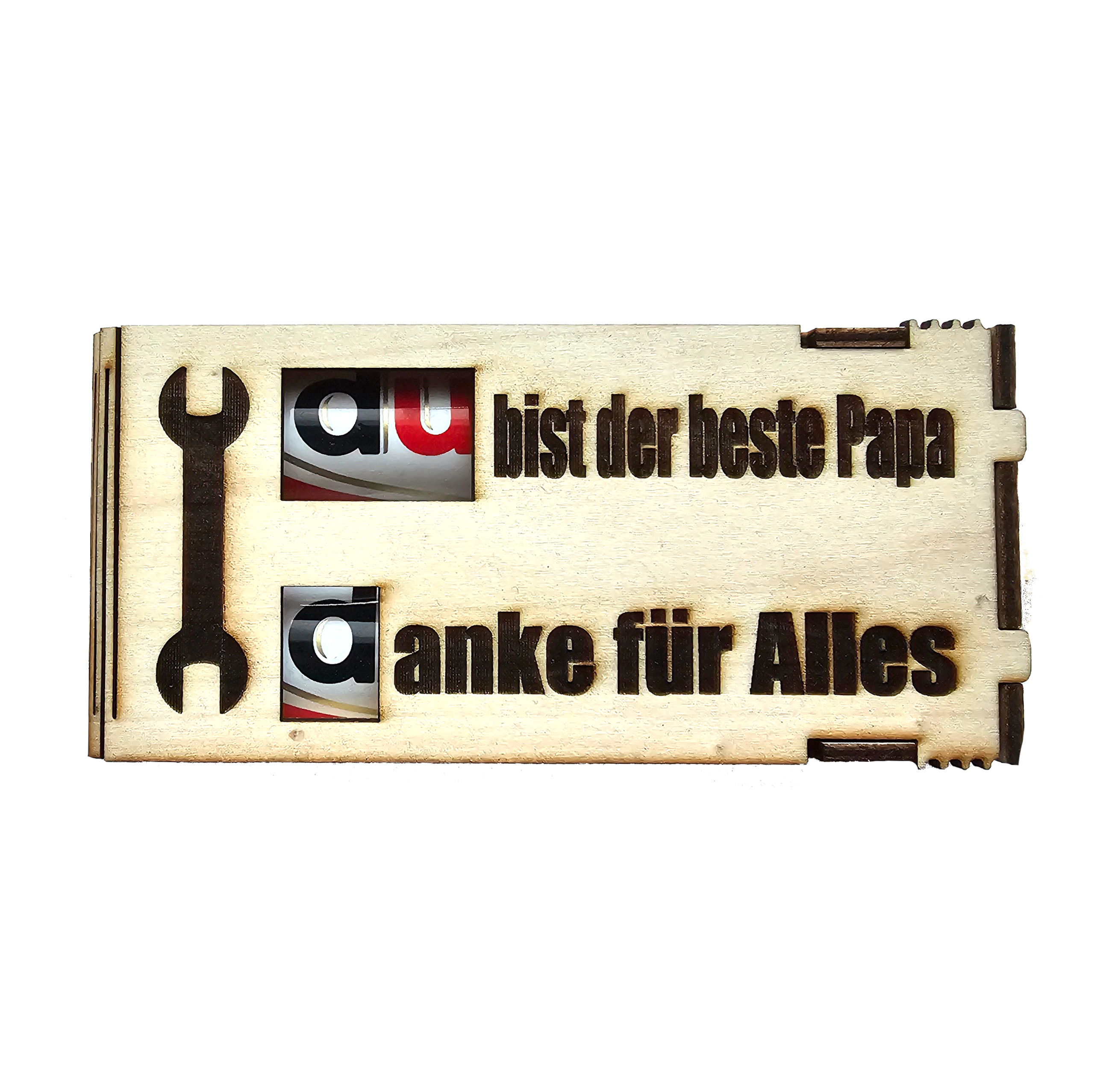 DupDoubleLove Holzbox individuelle Geschenkidee